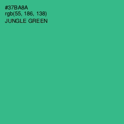 #37BA8A - Jungle Green Color Image